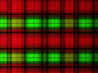 Black red and green plaid tartan seamless pattern for clothes, shirts, bedding and textiles.