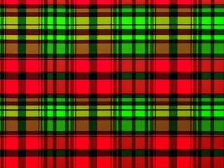Obraz premium Black red and green plaid tartan seamless pattern for clothes, shirts, bedding and textiles.
