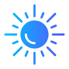 sun gradient icon
