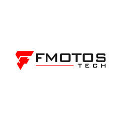 Letter F moto logo vector illustration