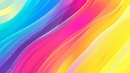 Abstract Rainbow Gradient Background for Modern Presentations