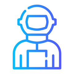 astronaut gradient icon