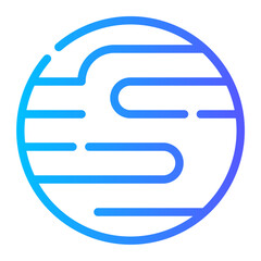 planet gradient icon