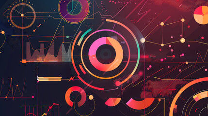 Obraz premium Infographic background vector illustration