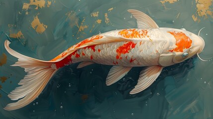 Beautiful koi fish picture is popular to raise both beliefs and auspicious beliefs. Suitable for decorating the home and enhancing Feng Shui and should be appropriate for the location and direction.
