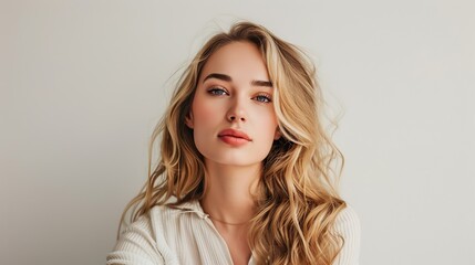 Naklejka premium 美しい欧米人女性02