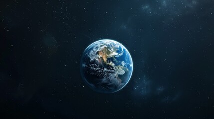 earth in space