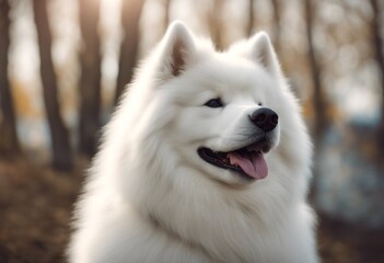 background with dogs no png 3d samoyed friendly collection created using transparent
