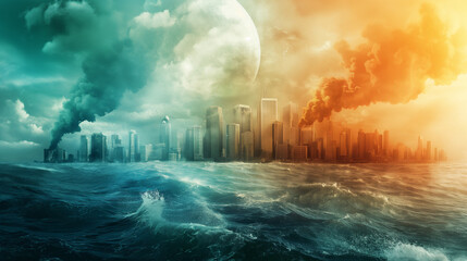 Climate change concept