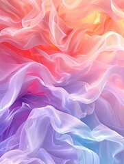 Obraz premium Soft Pastel Colourful Gradient Diffused Minimalist Abstract Background