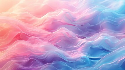 Obraz premium Soft Pastel Colourful Gradient Diffused Minimalist Abstract Background