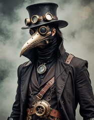 Steampunk Savior: A Modern Twist on the Plague Doctor