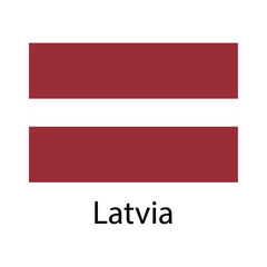 Flag of Latvia 2:3