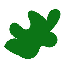 Green abstract shapes vector 