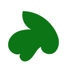 Green abstract shapes vector 