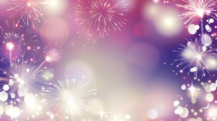 Fototapeta premium festive 4th of july background. Full with fireworks and USA flag. Independence Day (United States)