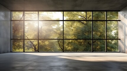 Expansive Loft with Panoramic Nature Vistas in Minimalist Contemporary Design