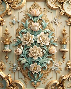 3d wallpaper for home interior classic decorations