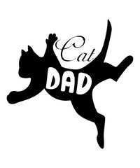 Cat svg bundle, cat mom svg,Cat T-shirt svg , crazy cat lady svg , cat dad svg, cat lover svg, kitten svg, cat quotes svg, Cat Vector file