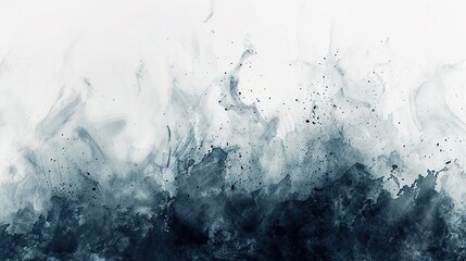 Obraz premium Abstract white background with faint watercolor splashes