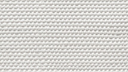 Seamless pattern of white canvas fabric texture, rapport image.