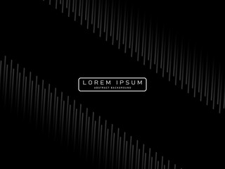 Premium background design with diagonal gradient black stripes pattern. Vector horizontal template for digital luxury business banner, contemporary formal invitation, voucher, gift certificate, etc.