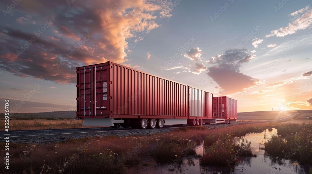 Poster Container Transport in Action
