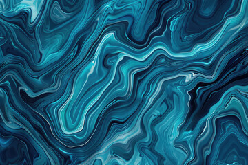 Abstract blue marble texture background with wavy patterns. Created with Ai