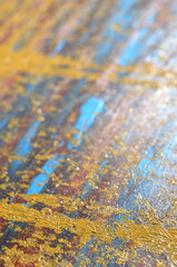 dirty texture background made of paint in yellow-red colors