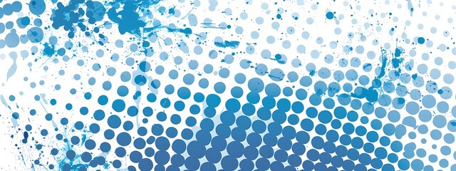 abstract blue background with halftone