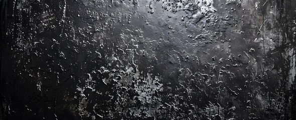 Grunge Black and White Background with Scratched Metal Plate