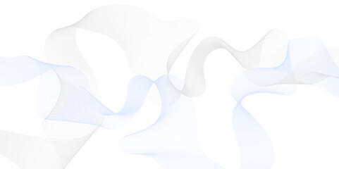 Vector wave lines smooth flowing dynamic isolated on white background. Abstract wave element for design. Vector illustration.