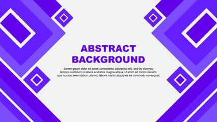 Abstract Background Design Template. Abstract Banner Wallpaper Vector Illustration. Abstract Deep Purple Cartoon