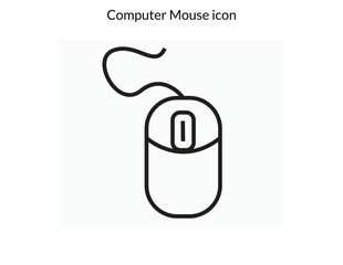 Mouse icon vector illustration template