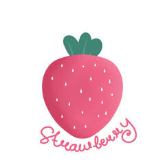 Cute Ilustration strawberry