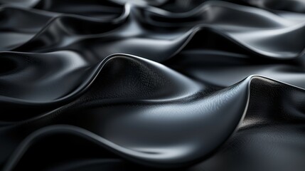 Fototapeta premium black with abstract, holographic shapes