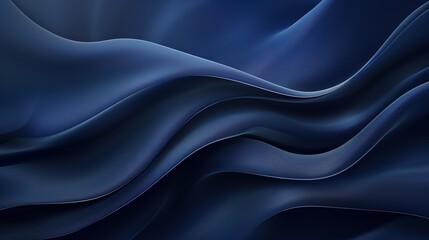Obraz premium Deep navy blue with a smooth gradient