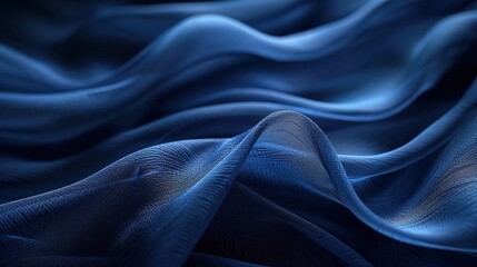 Fototapeta premium Deep navy blue with a smooth gradient