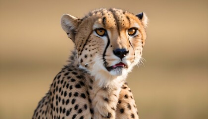 A Cheetah With Its Eyes Wide Scanning The Horizon Upscaled 4