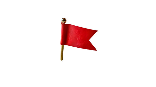 flag pin isolated on a transparent background