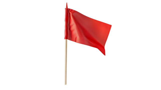flag pin isolated on a transparent background