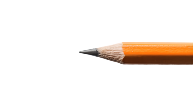 pencil isolated on a transparent background