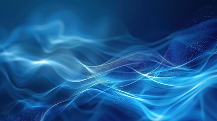 Fototapeta premium Electric blue with abstract lines, copy space, High quality