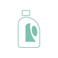 Flat detergent icon symbol vector Illustration.