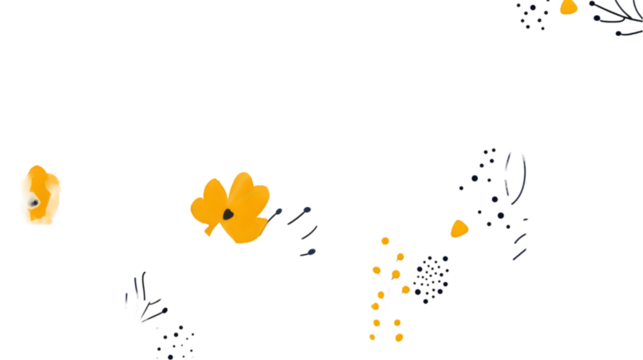 Pastel Summer Pattern with Trendy Florals isolated on a transparent background