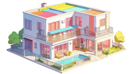 Home Animation Colourfull