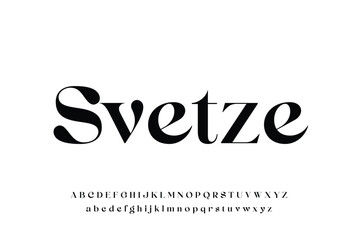 Svetze, Display Fashion Luxury Glamour Typeface Font For Fashion Design