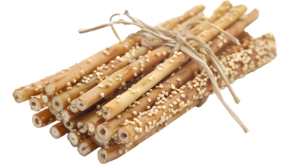 Bird seed, millet stick isolated on a transparent background