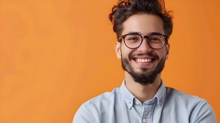 Obraz premium Confident and Optimistic Young Business Professional Portrait