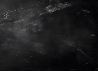 Black Chalkboard Background with Space for Text